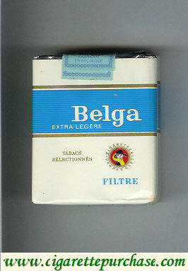 Belga Extra Legere Filtre cigarettes white red soft box